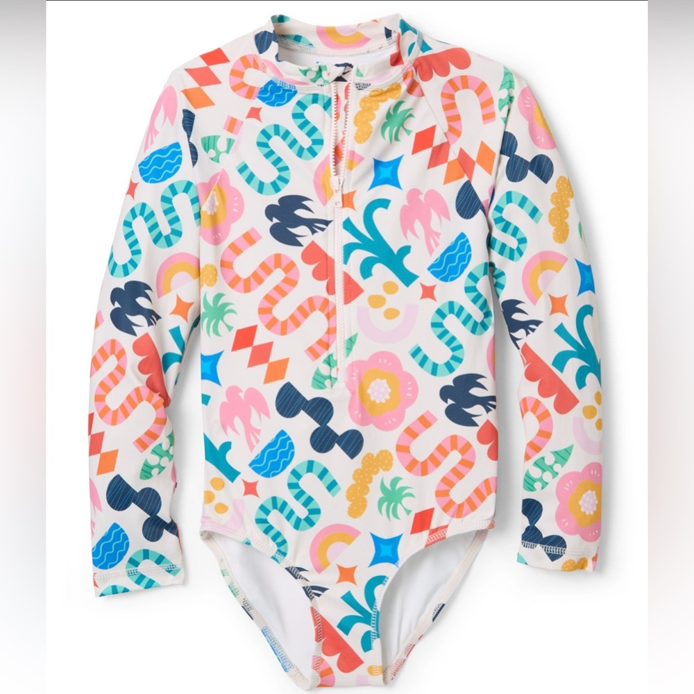Lake Label Longsleeve Girl’s Bathing‎ Suit